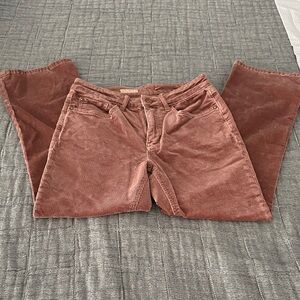 Women's Corduroy Jeans in Rose/Pink Color by Pilcro